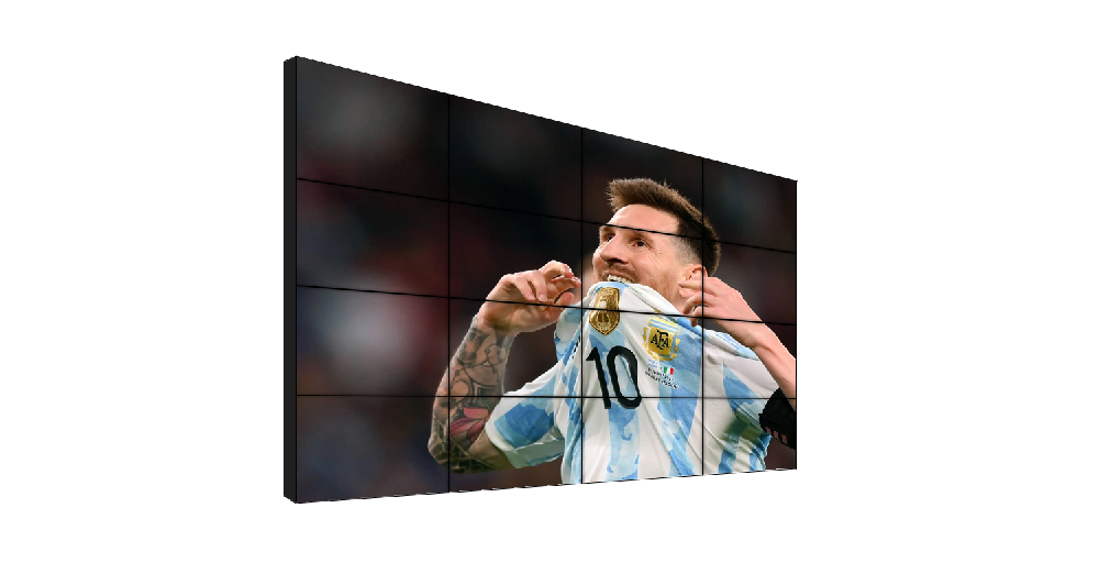 對比一下，LG和京東方的拼接屏