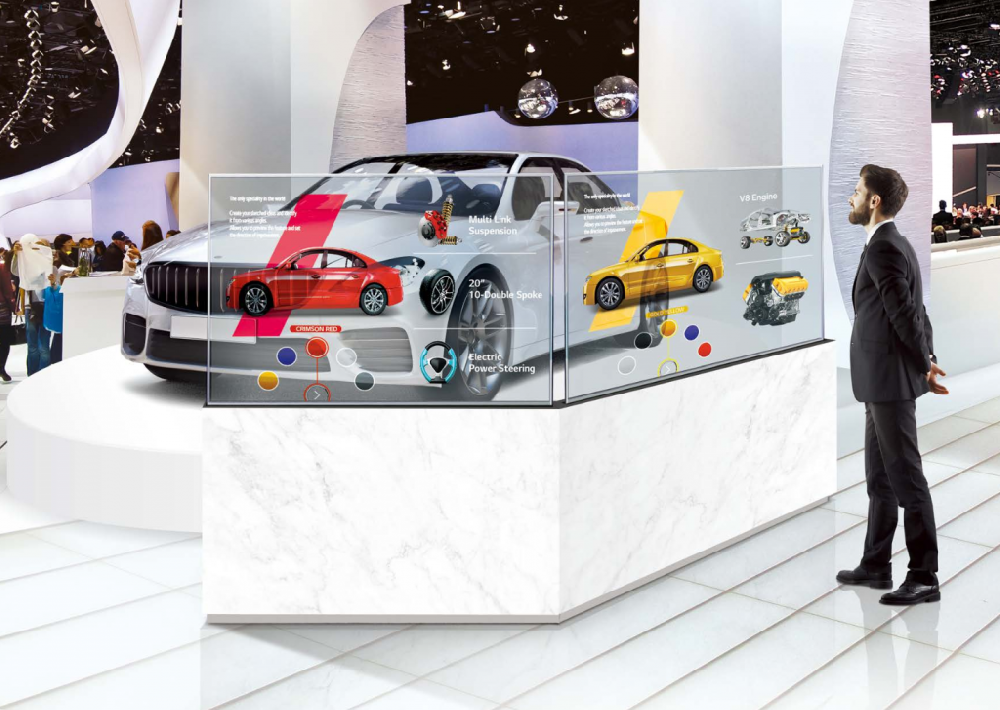 OLED透明屏的場(chǎng)景運(yùn)用