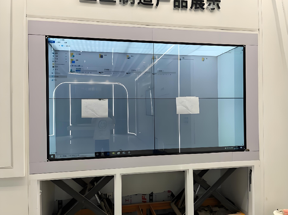 關(guān)掉是玻璃，打開是屏幕！OLED透明屏未來感拉滿！